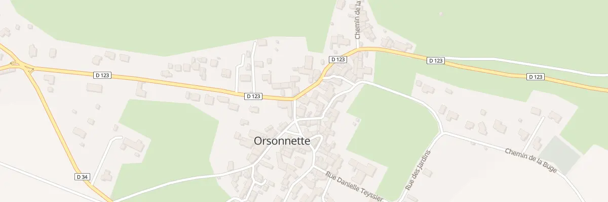 Plan du 2 Rue Main Forte à Nonette-Orsonnette