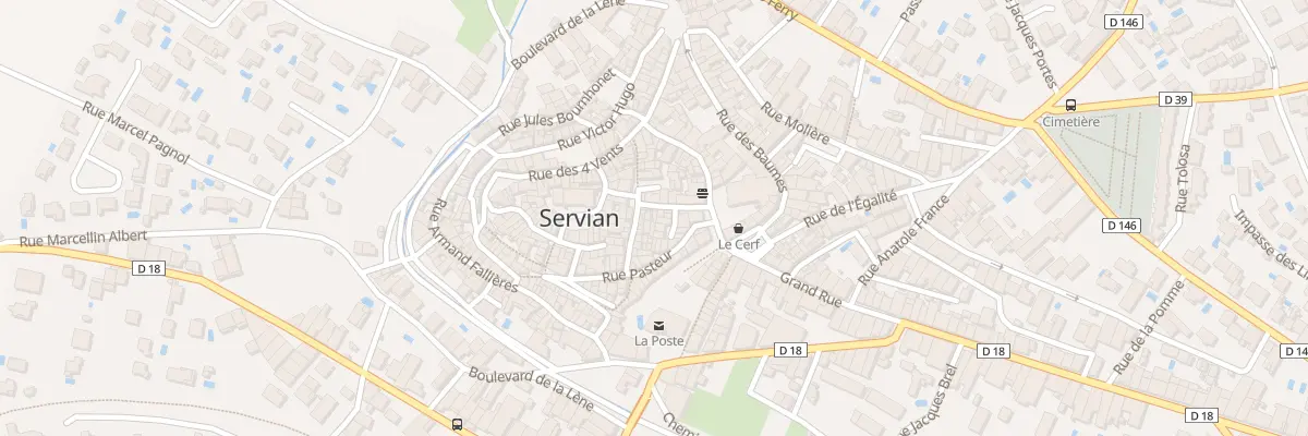 Plan du 15B Rue Frédéric Mistral à Servian