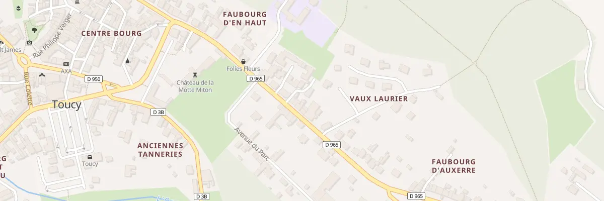 Plan du 3 Rle du Centre à Toucy
