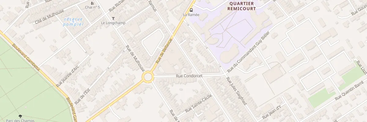 Plan du 30 Rue Pierre Ramus à Saint-Quentin