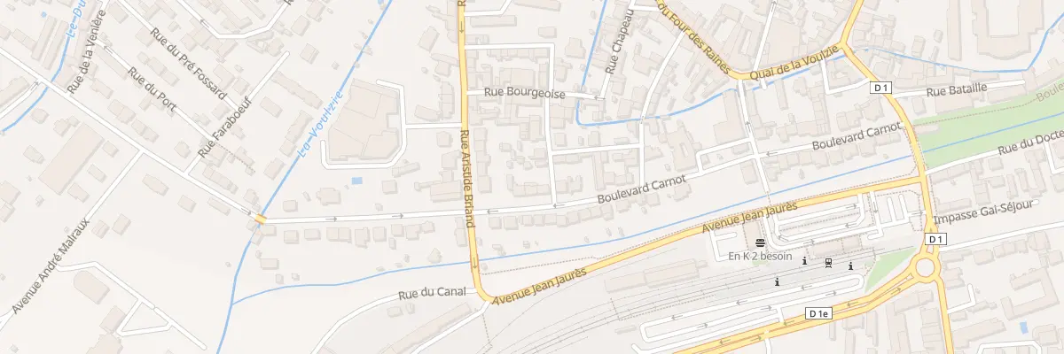 Plan du 32 Bd Carnot à Provins