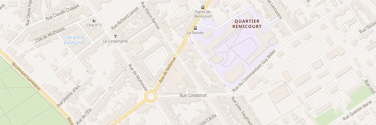 Plan du 39 Rue Pierre Ramus à Saint-Quentin