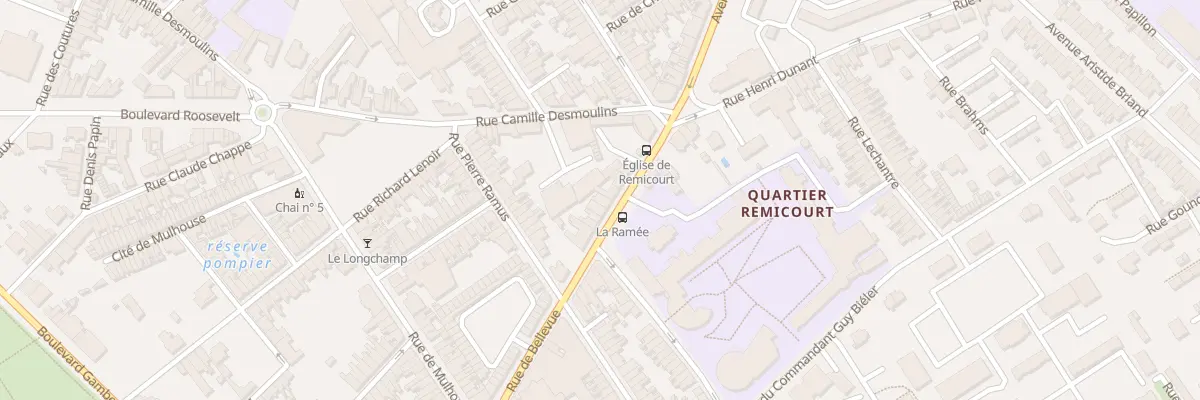 Plan du 11 Rue de Bellevue à Saint-Quentin
