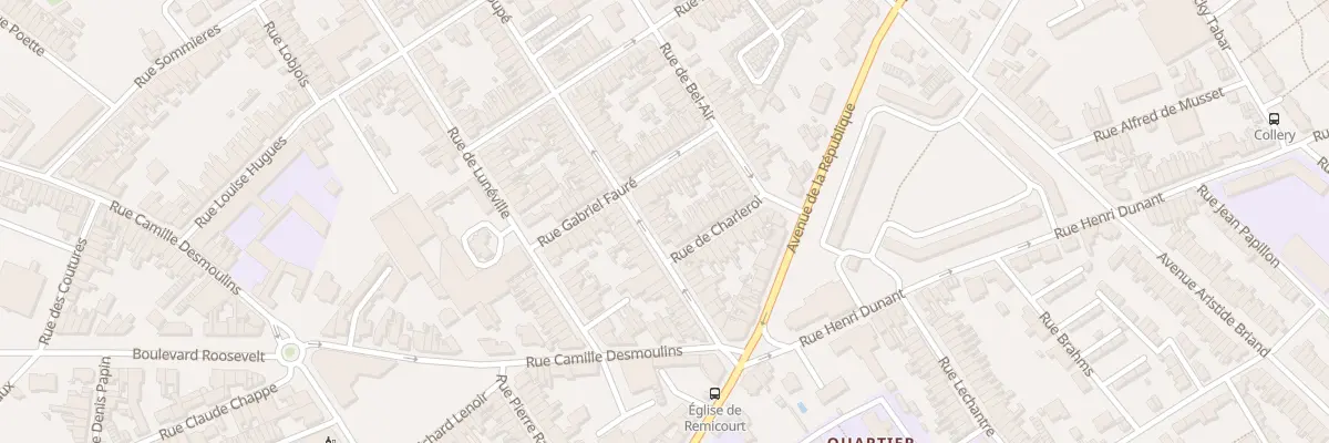 Plan du 24 Rue Jules Coupé à Saint-Quentin