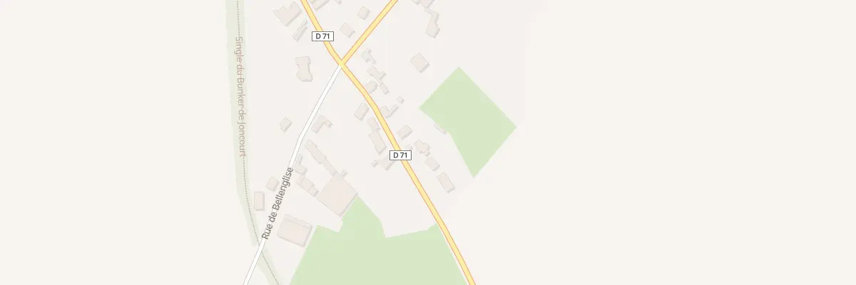 Plan du 33 Rue des Buttes à Joncourt