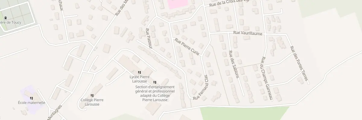 Plan du 5 Rue de l’Abbé Parat à Toucy