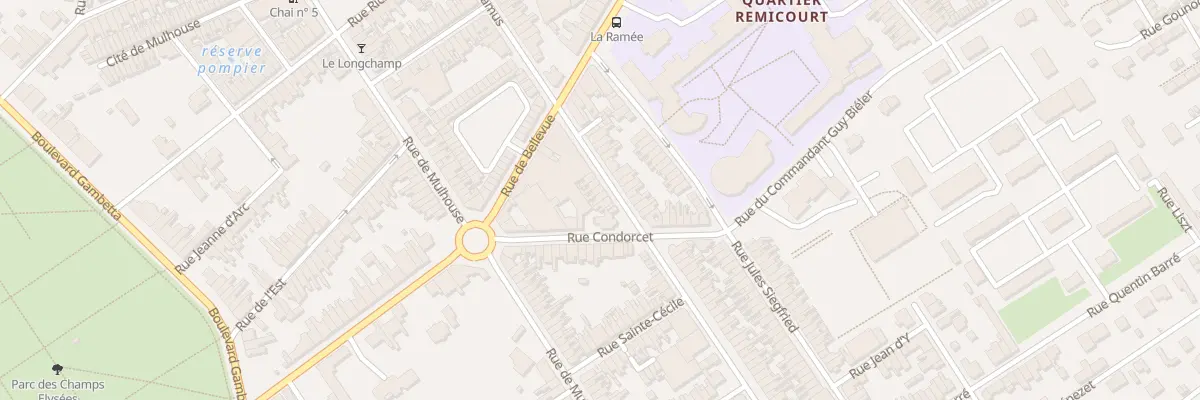Plan du 34 Rue Pierre Ramus à Saint-Quentin