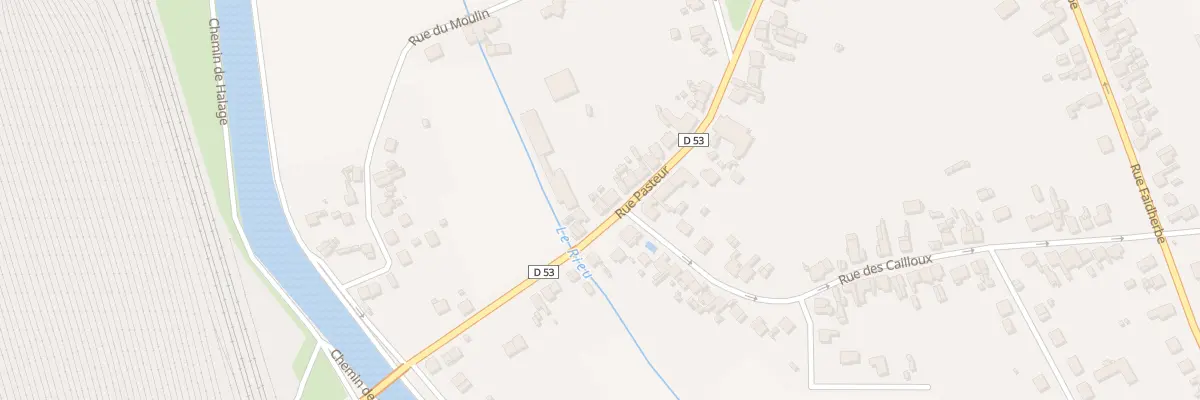Plan du 11 Rue Pasteur à Tergnier