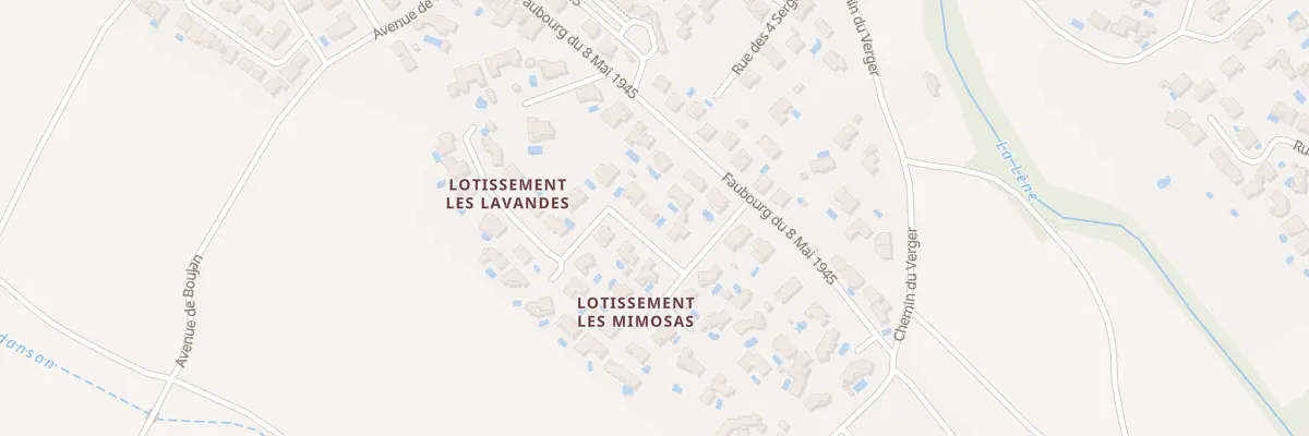 Plan du 4 Rue Faubourg Floréal à Servian