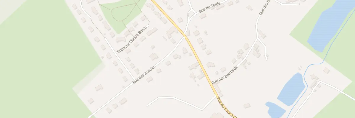 Plan du 1 Rue des Acacias à Trévol