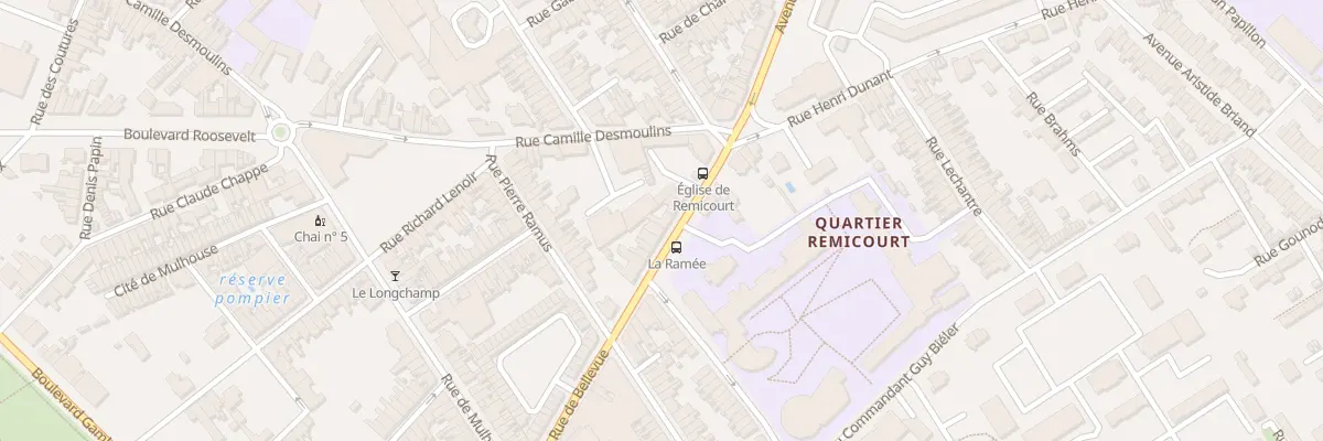 Plan du 13 Rue de Bellevue à Saint-Quentin