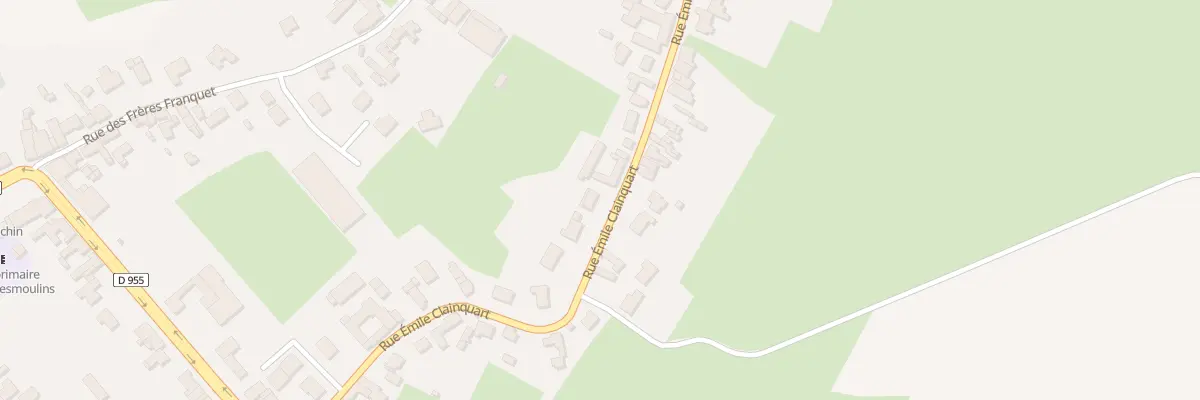 Plan du 25 Rue Emile Clainquart à Mouchin