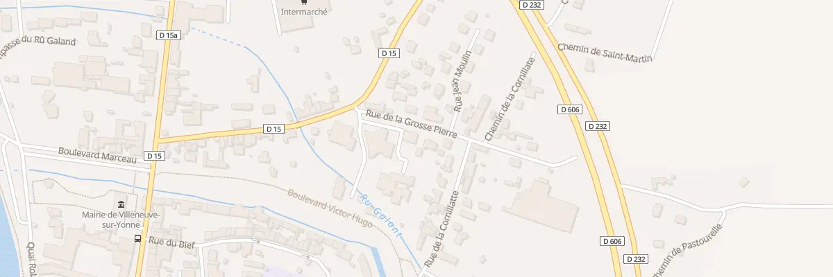Plan du 2 Rue de la Grosse Pierre à Villeneuve-sur-Yonne