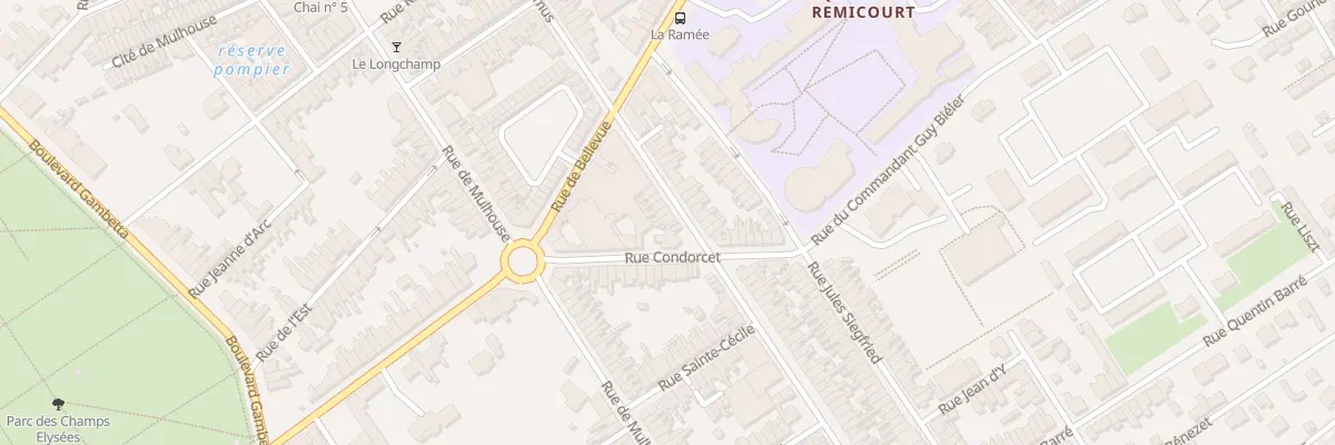 Plan du 36 Rue Pierre Ramus à Saint-Quentin