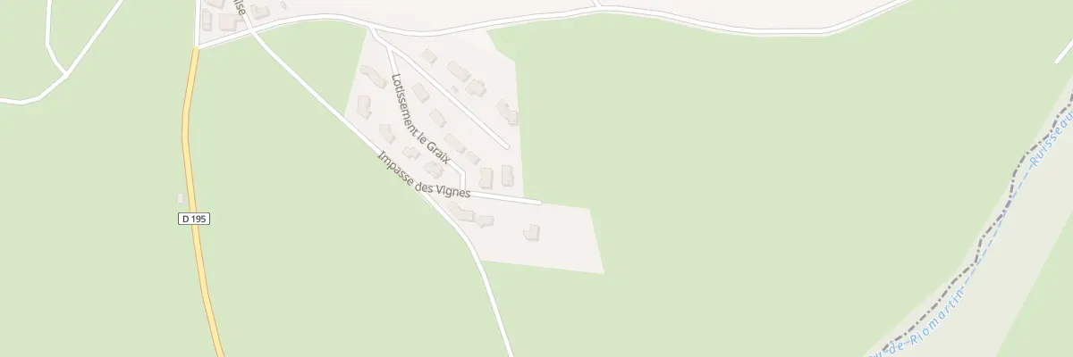 Plan du 5009 Le Graix à Saint-Géron
