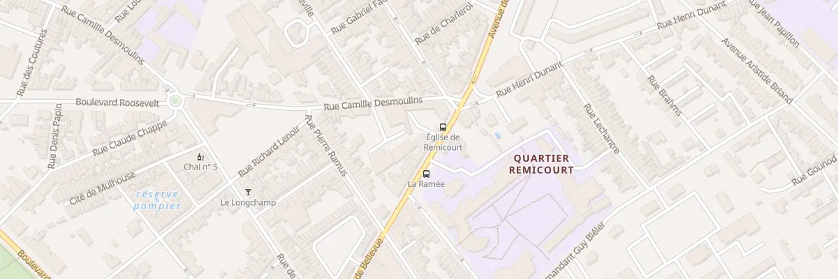 Plan du 17B Rue de Bellevue à Saint-Quentin