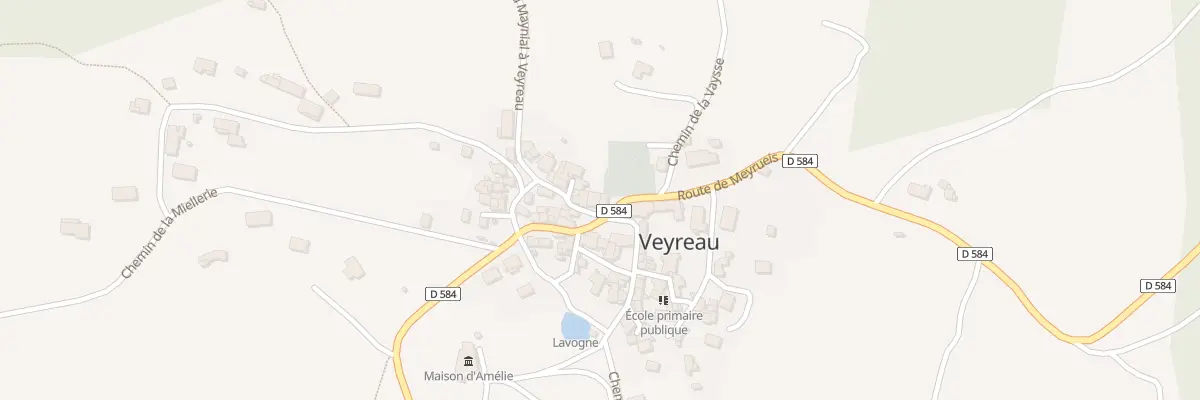 Plan du 5004 Veyreau à Veyreau