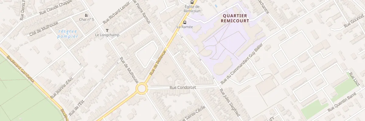 Plan du 45 Rue Pierre Ramus à Saint-Quentin