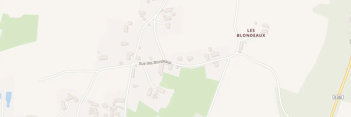 Plan du 5 Rue des Blondeaux à Monétay-sur-Allier