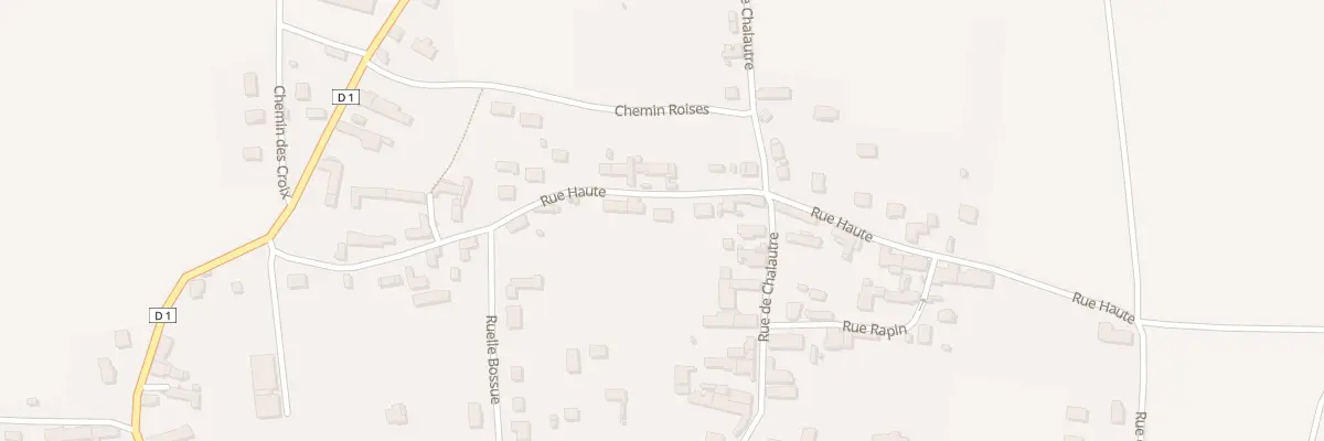 Plan du 16B Rue Haute à Soisy-Bouy