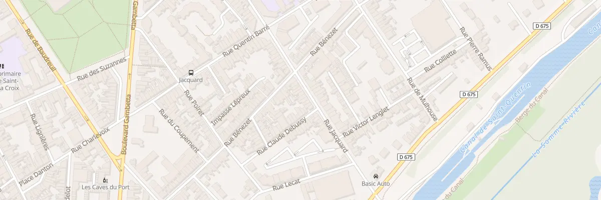 Plan du 30 Rue Jacquart à Saint-Quentin