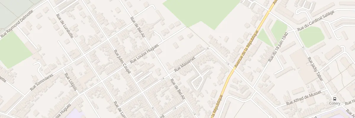 Plan du 45 Rue Massenet à Saint-Quentin