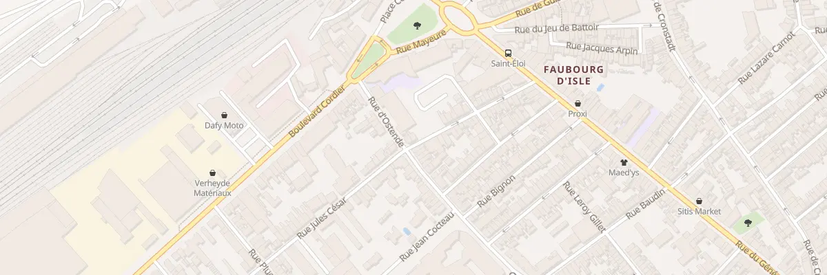 Plan du 38 Rue Jules César à Saint-Quentin