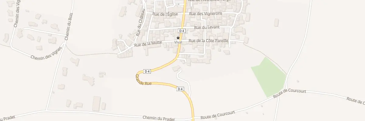 Plan du 2 Gr Grande Rue à Beauregard-l’Évêque