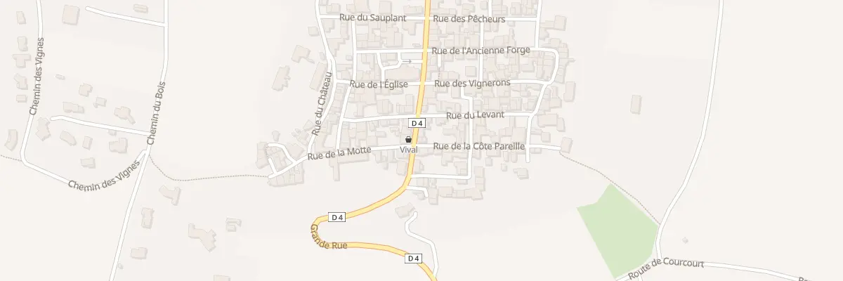 Plan du 10 Gr Grande Rue à Beauregard-l’Évêque