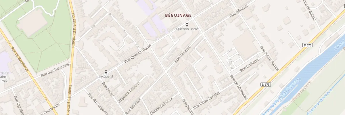 Plan du 103 Rue Bénézet à Saint-Quentin