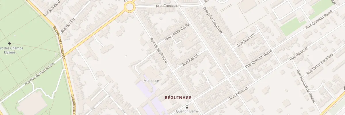 Plan du 91 Rue de Mulhouse à Saint-Quentin