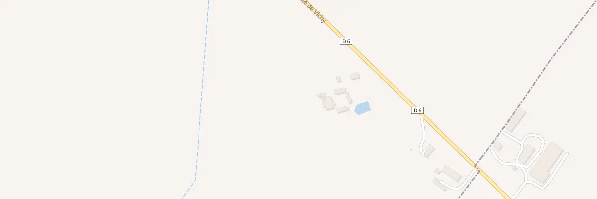 Plan du 2 Rte de Vichy à Bayet