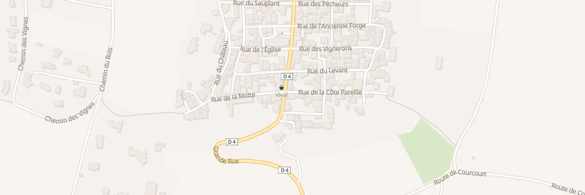 Plan du 2 Rue de la Côte Pareille à Beauregard-l’Évêque