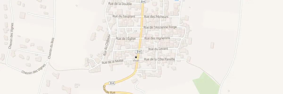 Plan du 16 Gr Grande Rue à Beauregard-l’Évêque