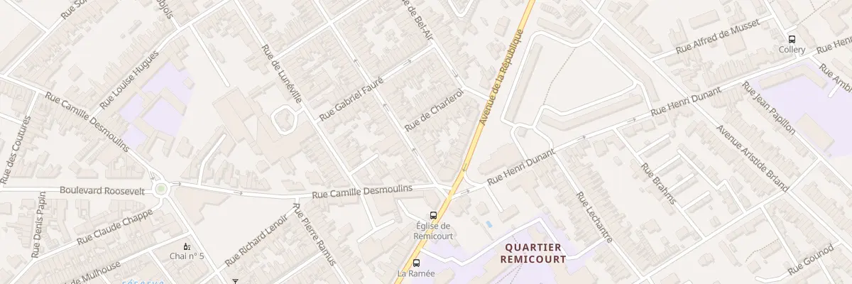 Plan du 12 Rue Jules Coupé à Saint-Quentin