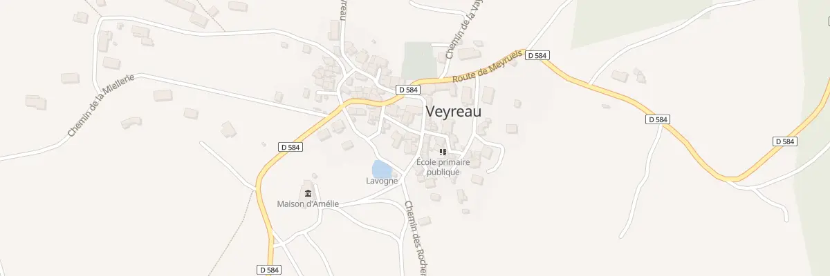 Plan du 5040 Veyreau à Veyreau