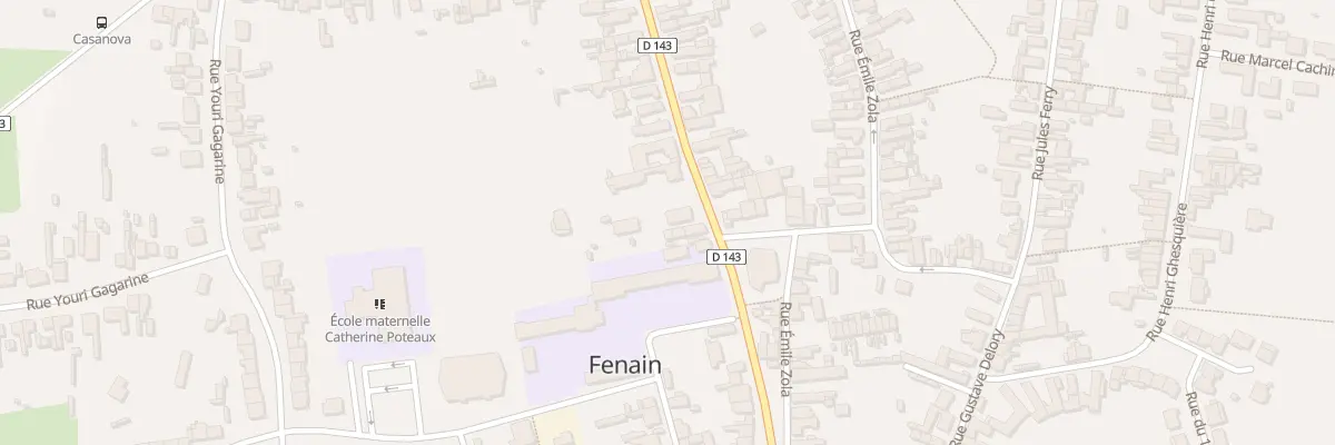 Plan du 9C Rue Jules Guesde à Fenain