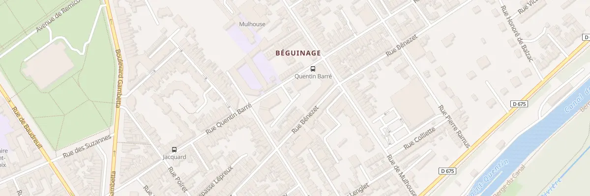 Plan du 123 Rue Bénézet à Saint-Quentin