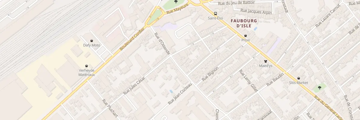 Plan du 29 Rue d’Ostende à Saint-Quentin