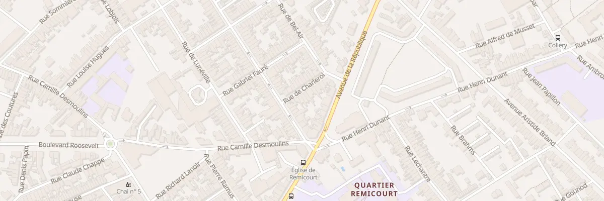 Plan du 4 Rue de Charleroi à Saint-Quentin
