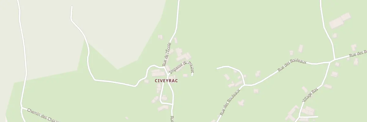 Plan du 5233 Civeyrac à Saint-Pierre-le-Vieux