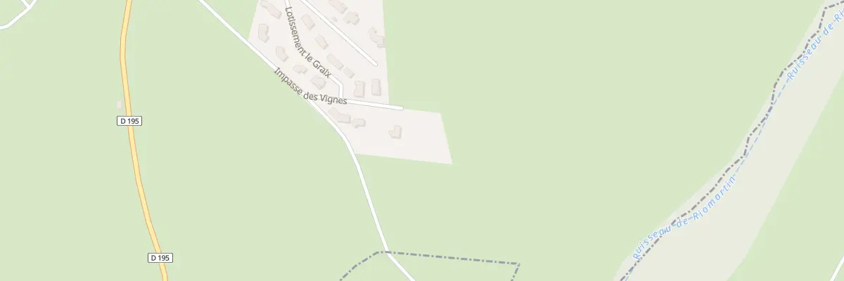 Plan du 5008 Le Graix à Saint-Géron