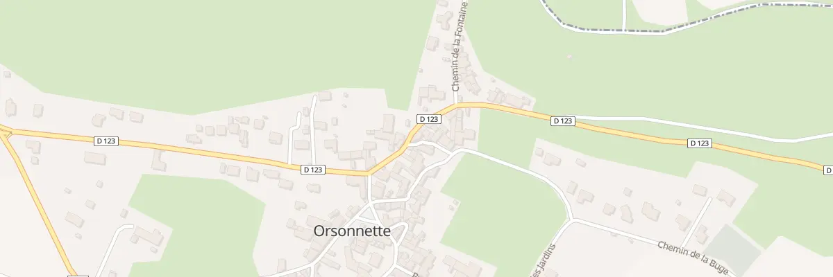 Plan du 1 Pas Pechaud à Nonette-Orsonnette