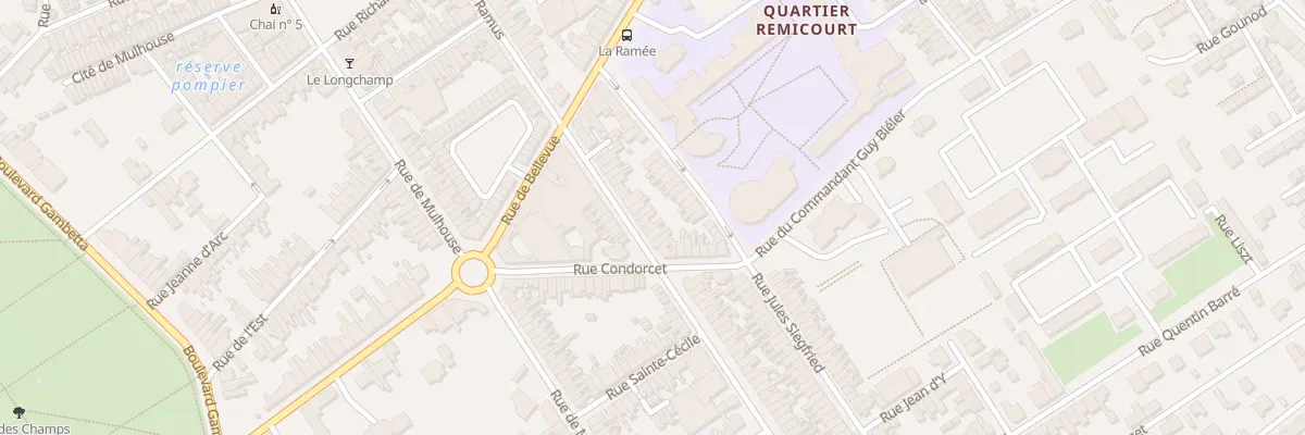 Plan du 59 Rue Pierre Ramus à Saint-Quentin