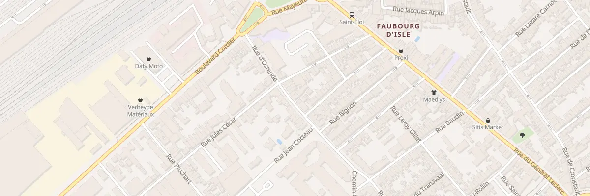 Plan du 31B Rue d’Ostende à Saint-Quentin