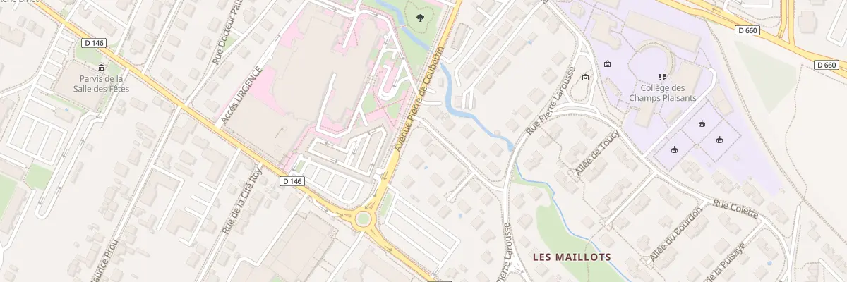 Plan du 2 Rue Doc Bonnecaze à Sens
