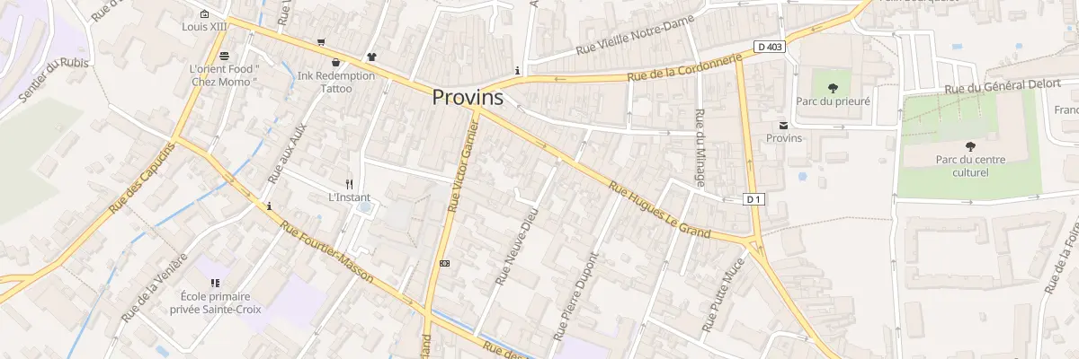 Plan du 6 Rue Neuve Dieu à Provins