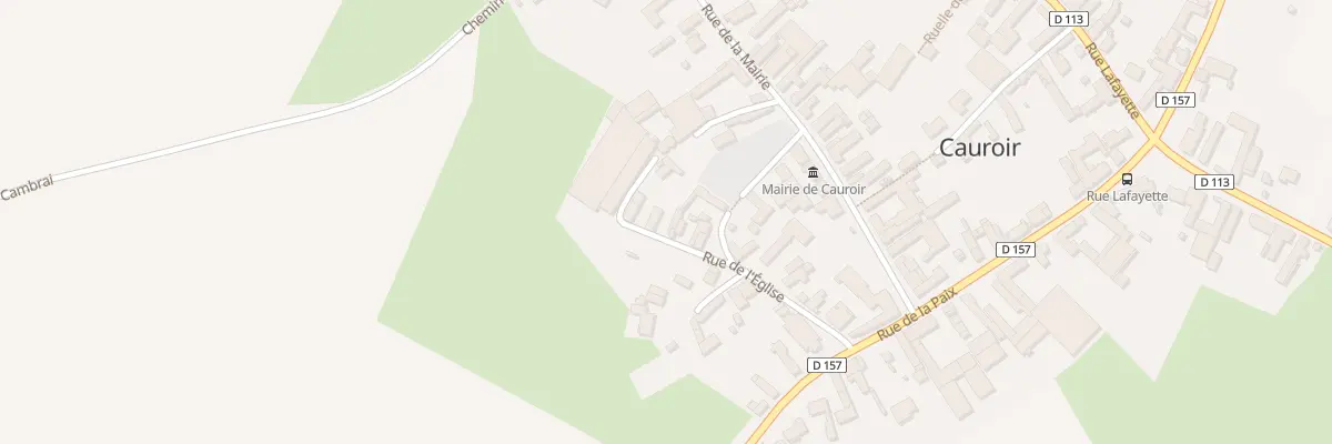 Plan du 14 Rue de l’Eglise à Cauroir