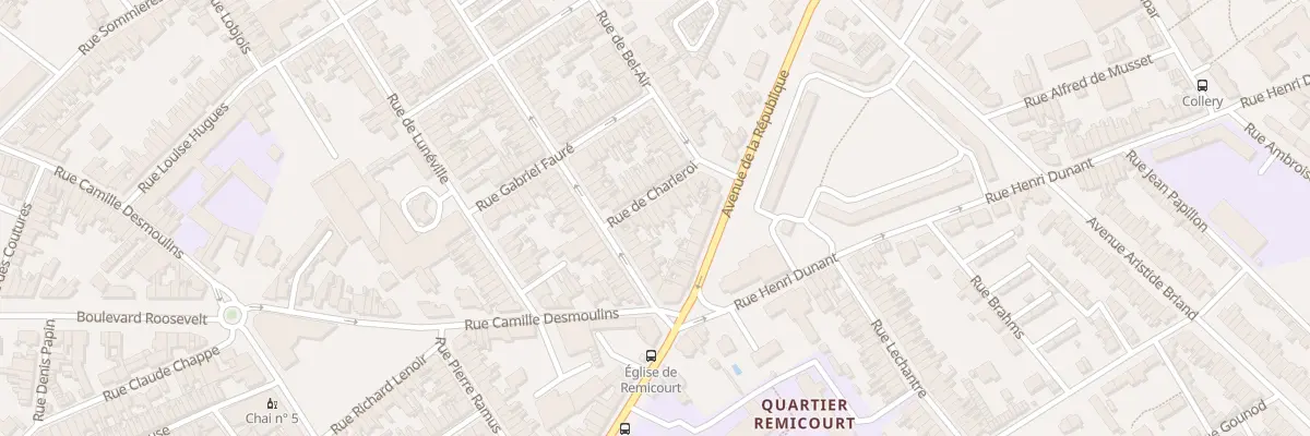 Plan du 6 Rue de Charleroi à Saint-Quentin