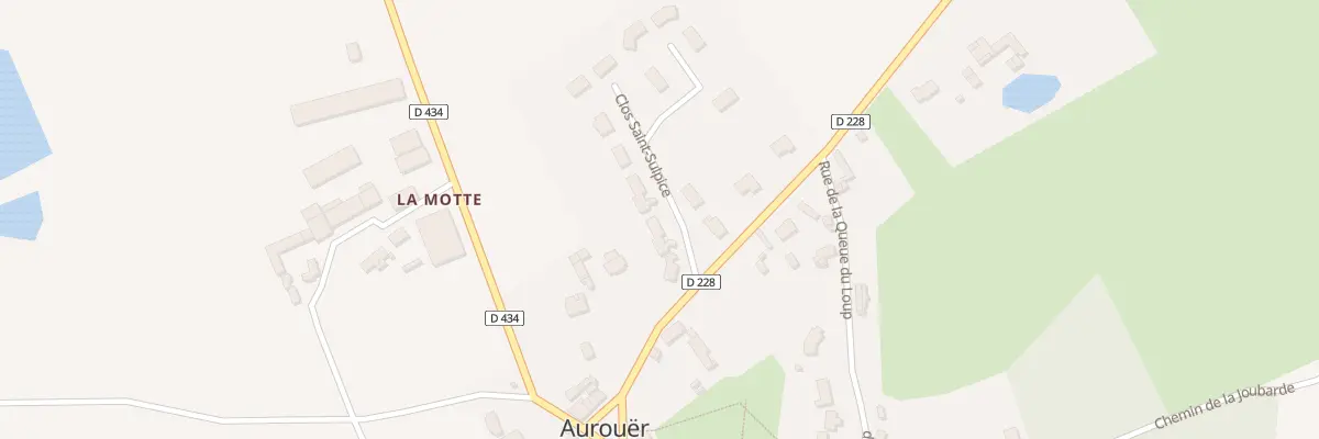 Plan du 3 Clos Saint - Sulpice à Aurouër